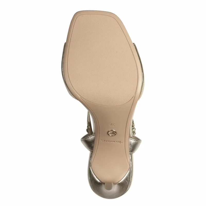Дамски Сандали На Ток TAMARIS – 1-28004-44-933 LIGHT GOLD — снимка 6