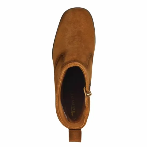 Дамски Боти На Ток TAMARIS – 1-25360-43-305 COGNAC — снимка 5