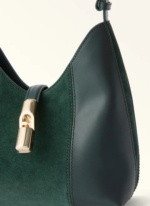 Мини чанта Furla Goccia Toni Dark Forest — снимка 3