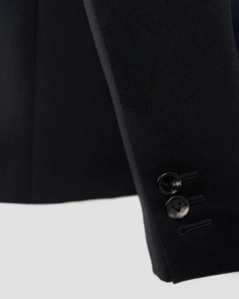 Sartorial Wool Jacket in Black — снимка 3