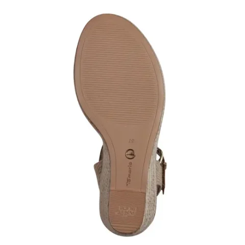 Дамски Сандали На Платформа TAMARIS – 1-28042-42-305 COGNAC — снимка 6