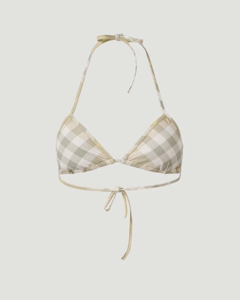 Check Bikini Top