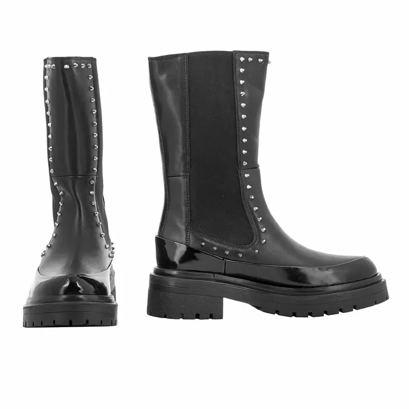 Дамски Кубинки APEPAZZA – F2COMBAT36/LEA CASSIDY-BLACK — снимка 5