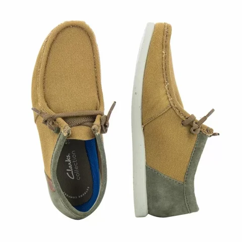 Мъжки Ежедневни CLARKS – 26164705 SHACRE LITE MOC DARK SAND — снимка 5