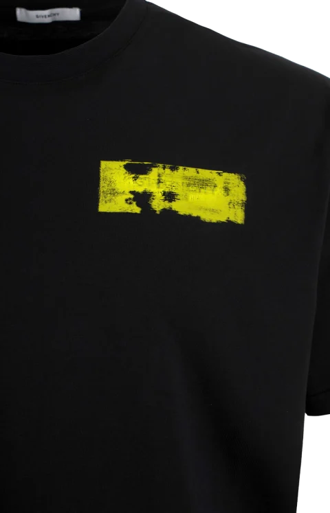 Givenchy Logo Printed Crewneck T-Shirt in Black — снимка 2