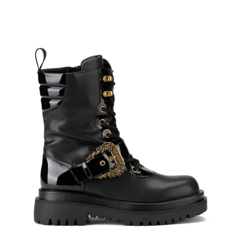 Дамски черни боти VERSACE JEANS