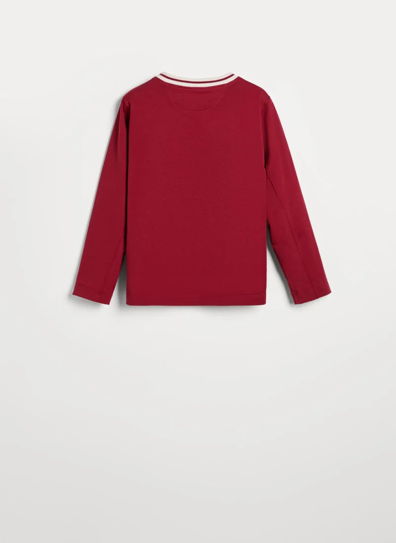 Блуза с апликиран джоб Brunello Cucinelli Kids 8-10 — снимка 2