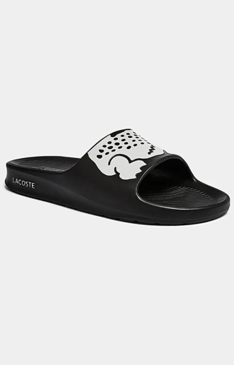 Черни чехли CROCO 2.00721 с лого — снимка 3