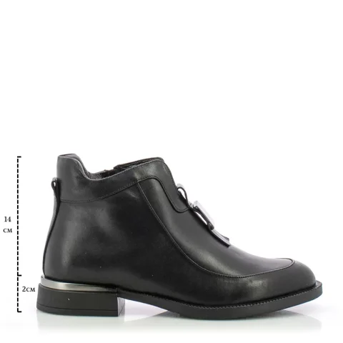 Дамски Равни Боти CARLO FABIANI – 26102154 BLACK — снимка 6