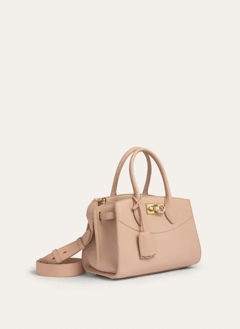 Чанта Studio soft Ferragamo (M) Dusty Pink — снимка 3