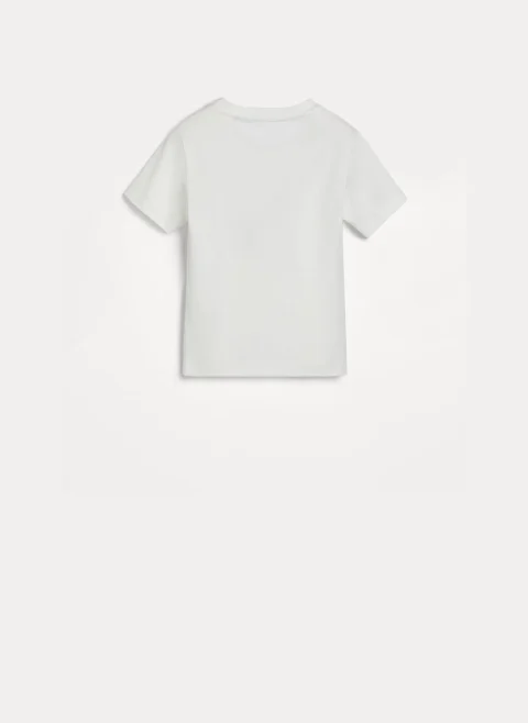 Тишърт с принт Brunello Cucinelli Kids 4-6 — снимка 2