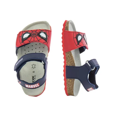 Сандали Момчета GEOX – B152QC C4075 B SANDAL CHALKI BOY DK NAVY/RED — снимка 5
