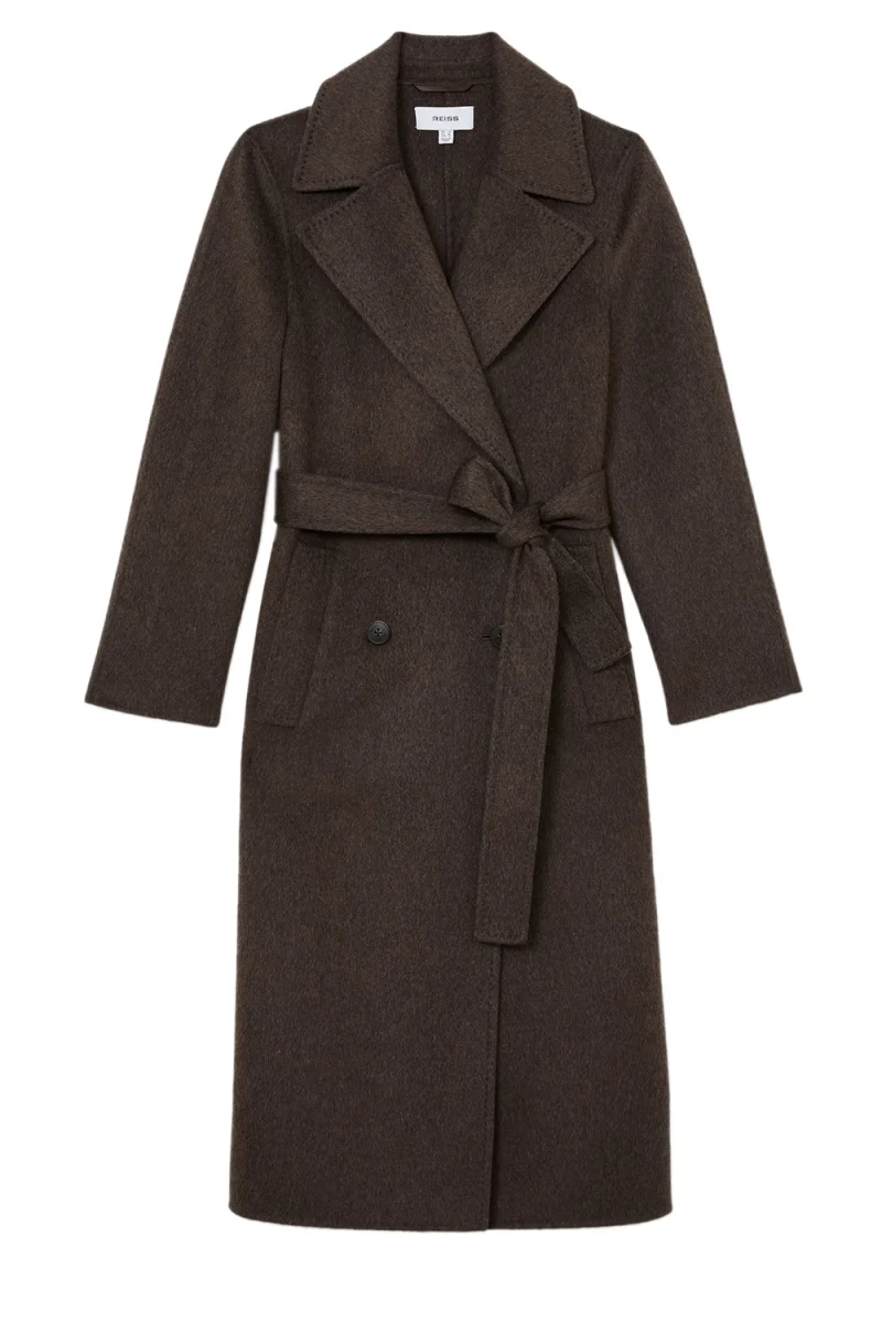 Палто Rene Long Db Blindseam 65109716 mocha brown