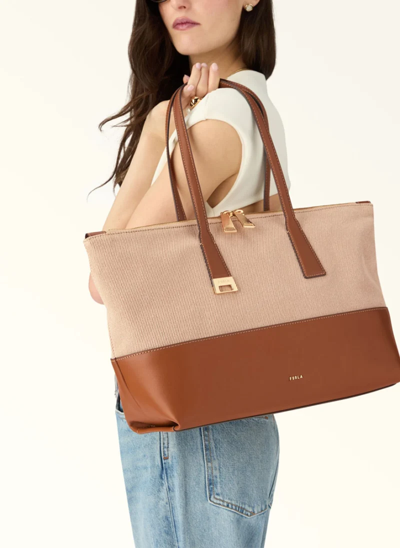 Furla Olivia 'Tote Bag' Toni Cognac L — снимка 6