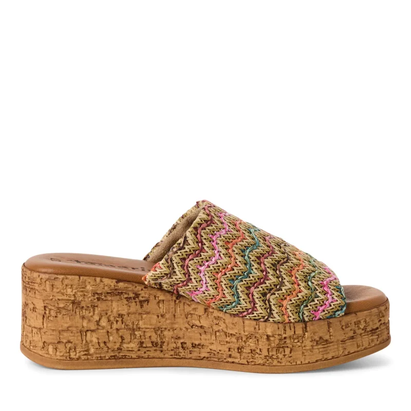 Дамски Чехли На Платформа TAMARIS – 1-27205-44-902 MULTICOLOR — снимка 2
