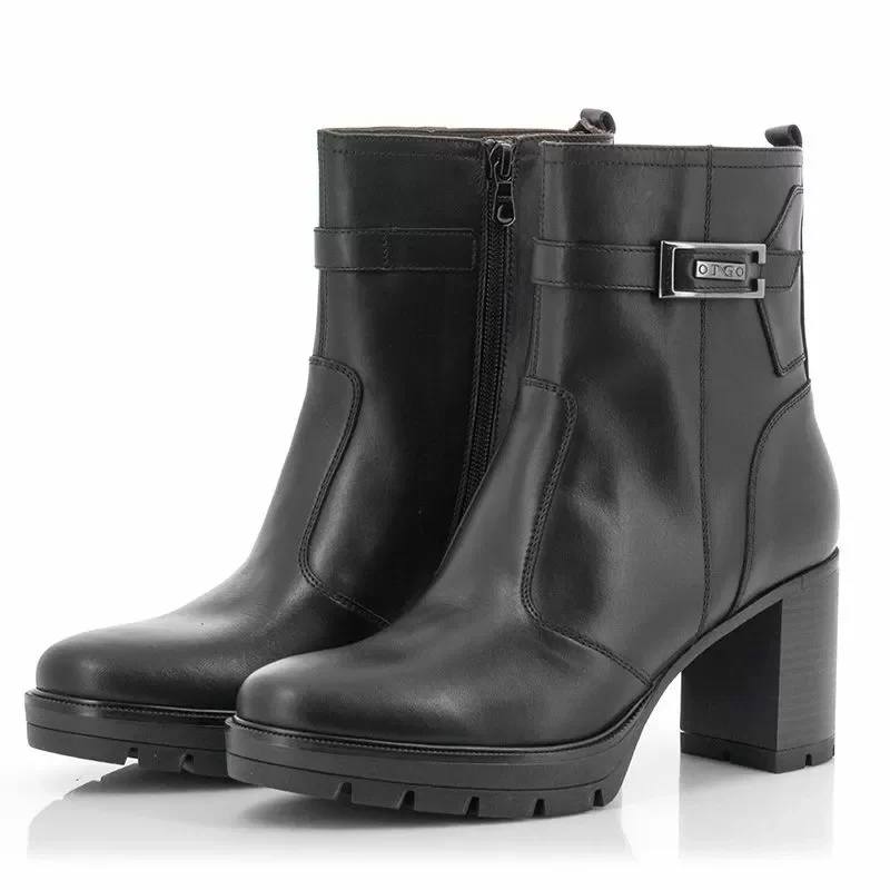 Дамски Боти На Ток NERO GIARDINI – I514852D NERO — снимка 3