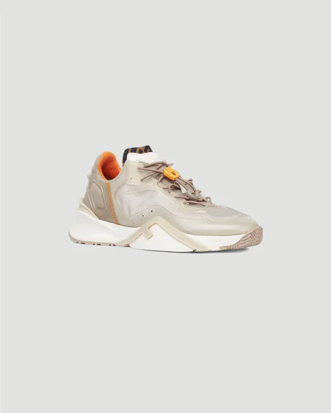 Fendi Flow Sneakers in Beige — снимка 2