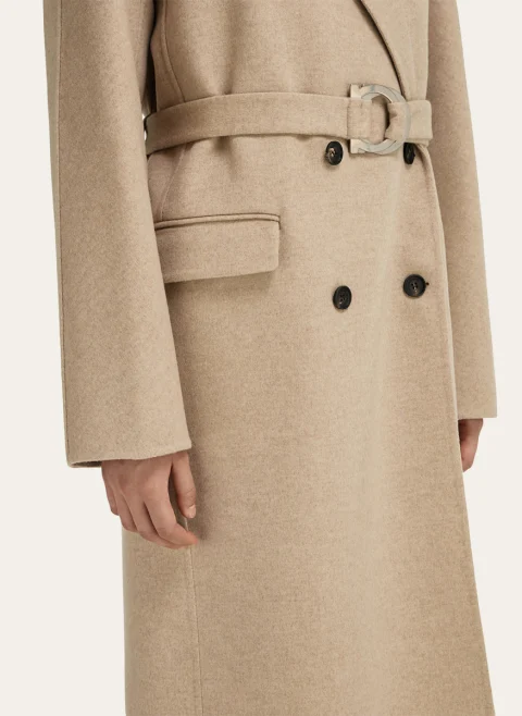 Палто от вълна и кашмир Ferragamo — снимка 4