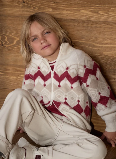 Блуза с апликиран джоб Brunello Cucinelli Kids 8-10 — снимка 6