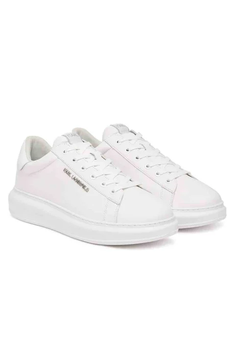 Sneakers Kapri Mens Lo Lace Lthr KL52581 01w-white lthr / mono — снимка 2