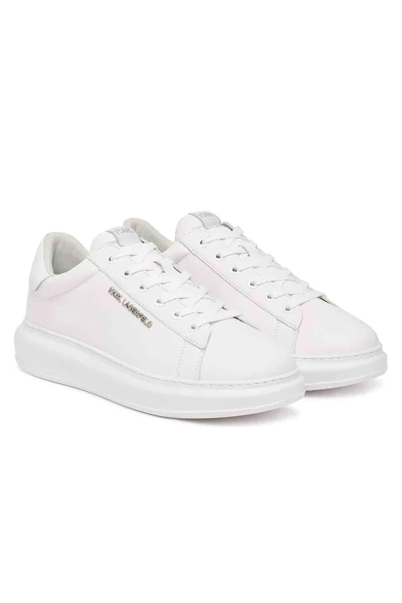Sneakers Kapri Mens Lo Lace Lthr KL52581 01w-white lthr / mono — снимка 2