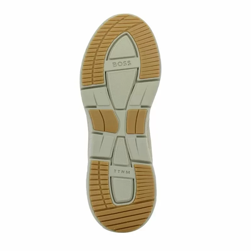 Мъжки Сникърс BOSS – 50542109 C TTNM RUNN SD MEDIUM GREY — снимка 4