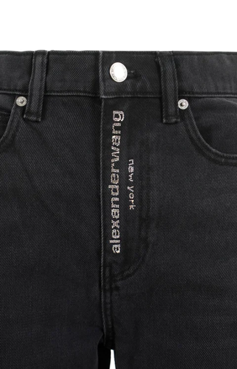 Embellished Logo Fly Relaxed Shorts — снимка 2