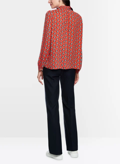Блуза с цялостен принт Marc Cain Collections — снимка 3