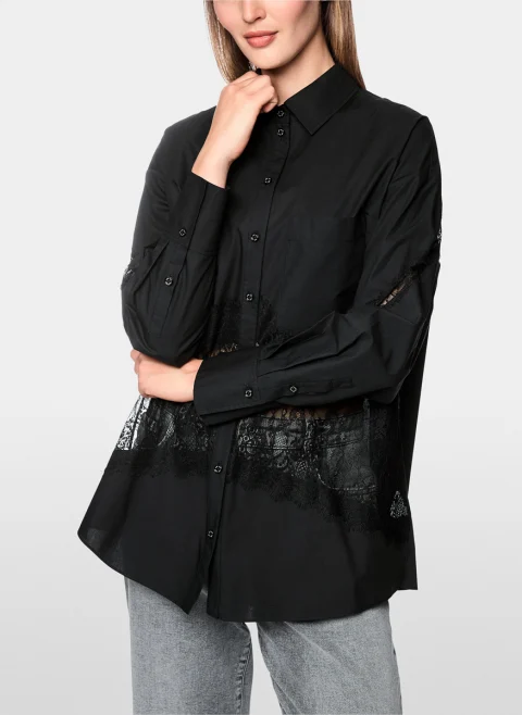 Риза с дантела Marc Cain Sports