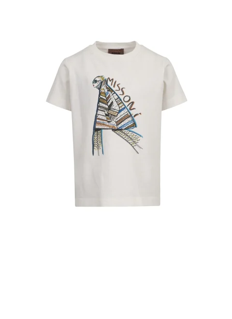 Тишърт с принт Missoni Kids