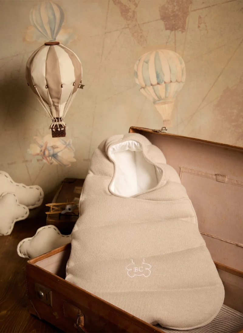 Спален чувал от фино плетиво Brunello Cucinelli Kids M-L — снимка 4