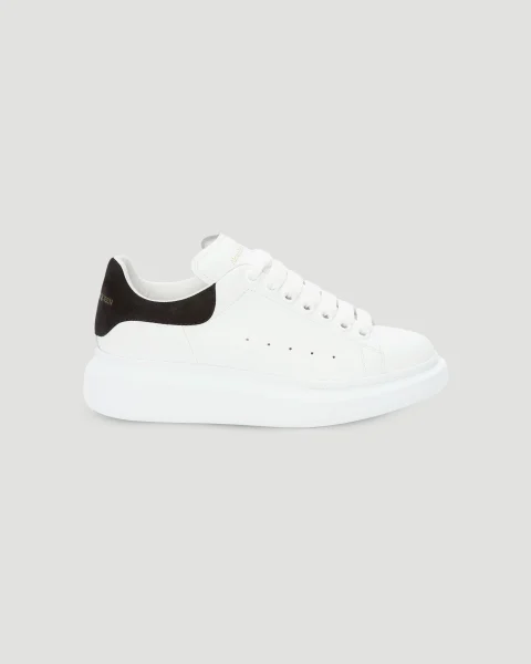 Oversized Sneaker in White and Black
