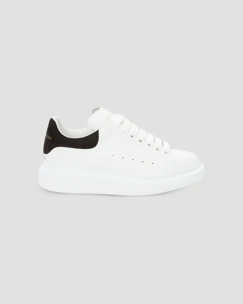 Oversized Sneaker in White and Black