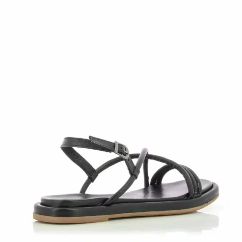 Дамски Равни Сандали ONAKO – 2372 ALL BLACK — снимка 2
