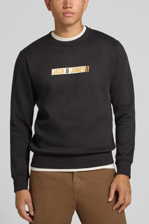 Суичър Jjmunk 12298431 C-N10 black — снимка 2
