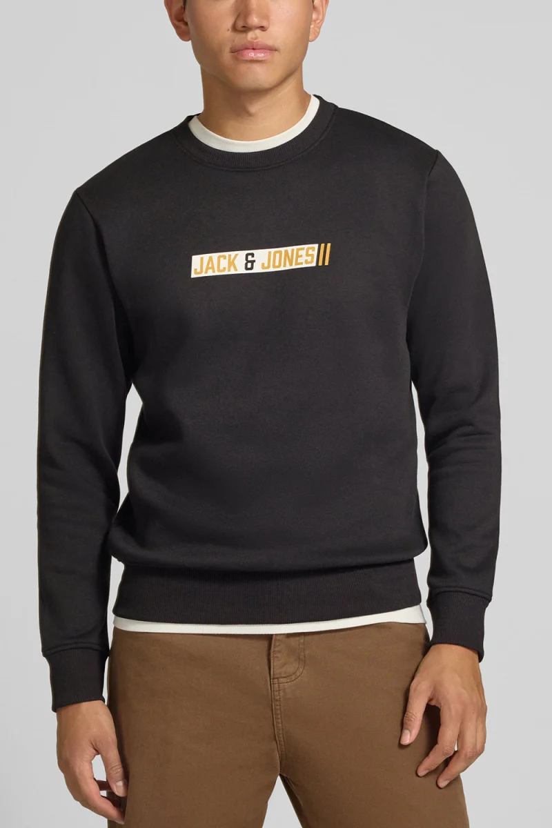 Суичър Jjmunk 12298431 C-N10 black — снимка 2