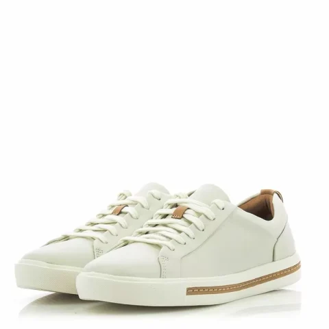 Дамски Сникърс CLARKS – 26140168 UN MAUI LACE WHITE LEATHER — снимка 2