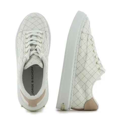 Дамски Сникърс JORGE BISCHOFF – J18784022001 OFF WHITE — снимка 5
