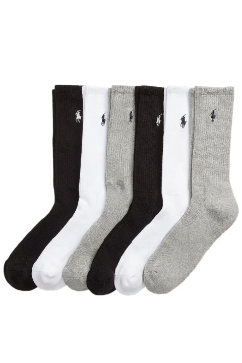 Чорапи (Pack of 6) Crew Sock 449950140001 020 grey