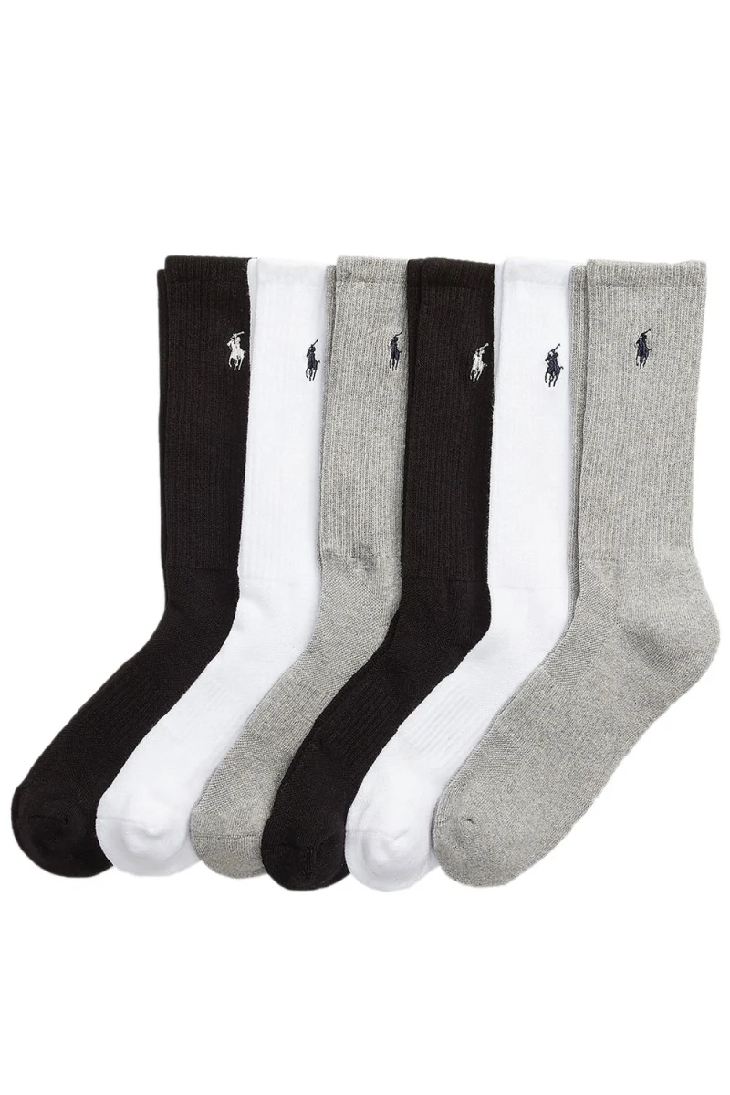 Чорапи (Pack of 6) Crew Sock 449950140001 020 grey