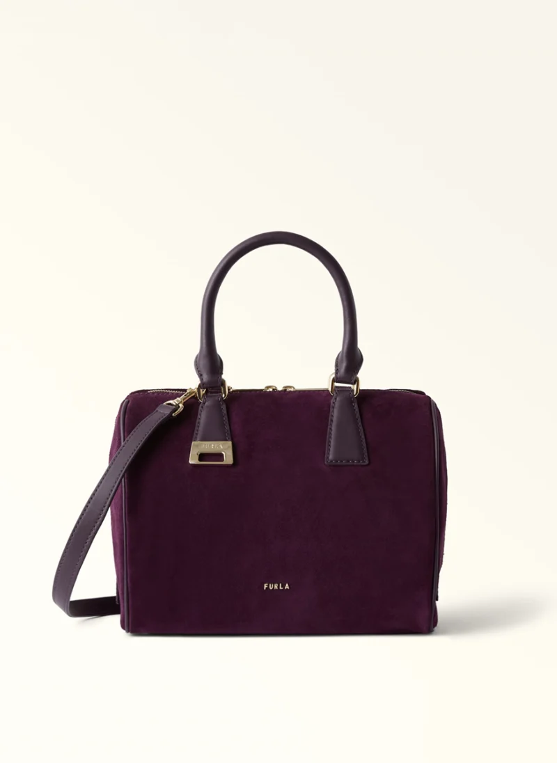 Чанта Furla Olivia Boston Toni Winter Bloom M