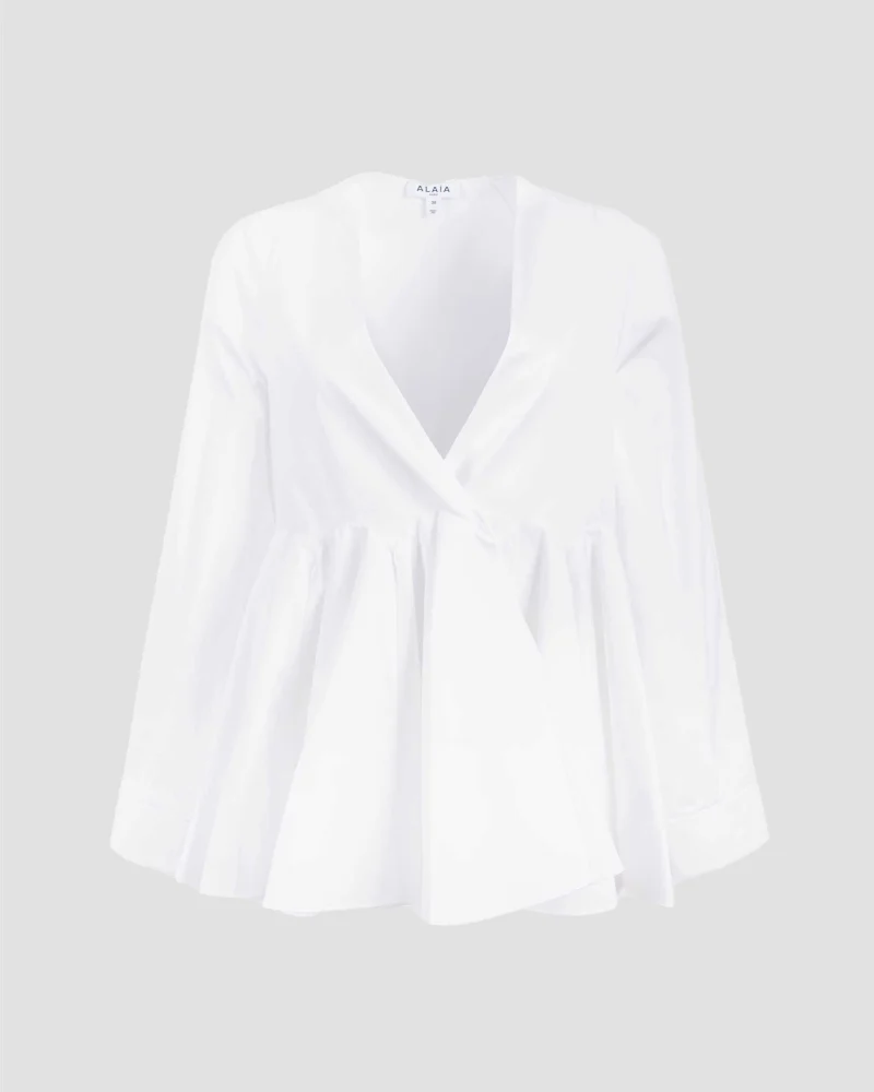 Cotton Poplin Blouse