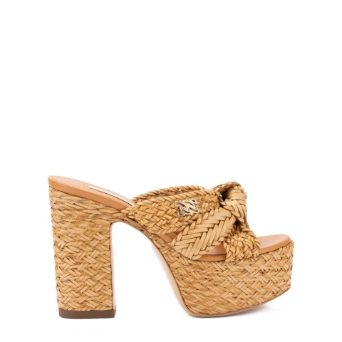 Дамски бежови чехли Formentera Casadei