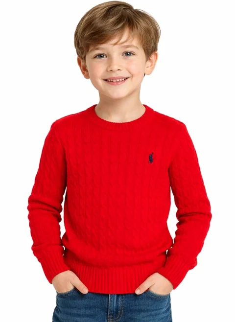 Пуловер 'Cable-Knit' Ralph Lauren Kids 8-14