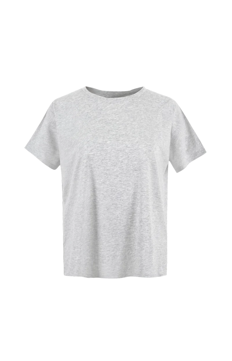 Basiluzzo LDS Boxy Fit T-Shirt in Grey