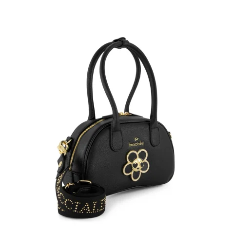 Дамска черна чанта Amy Bijoux Braccialini — снимка 5