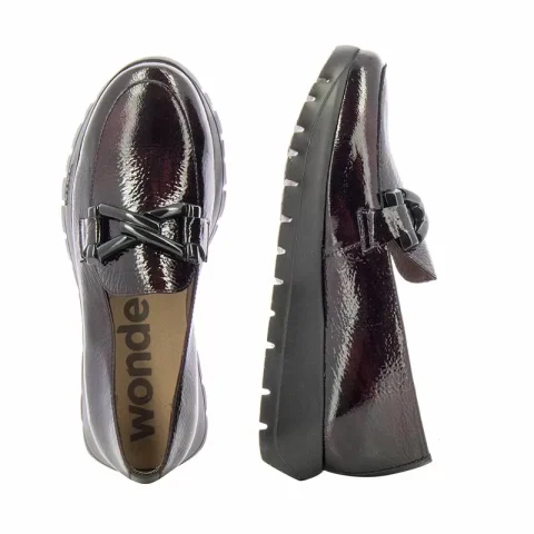 Дамски Мокасини WONDERS – A-2474 ROSE VINO — снимка 4