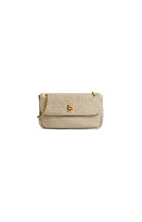 Madison Shoulder Bag in Ecru