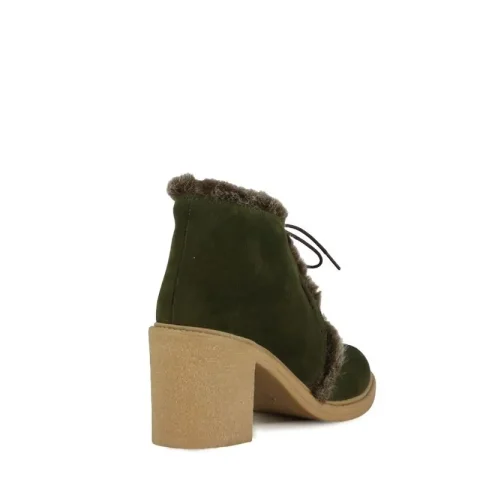 Дамски Боти На Ток CARLO FABIANI – 35603 green — снимка 2