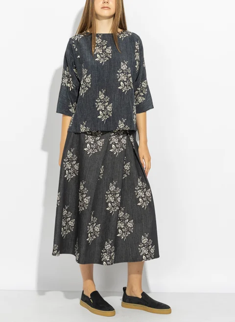 Блуза с принт Weekend Max Mara Wkdadone